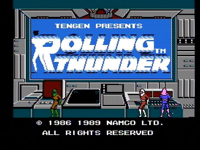 Rolling Thunder screenshot 3 for NES